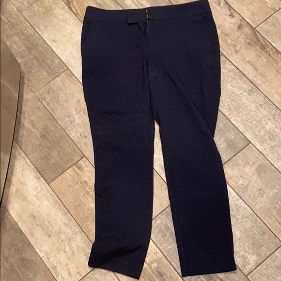 LOFT Pants - Loft Navy Julie Skinny Size 10